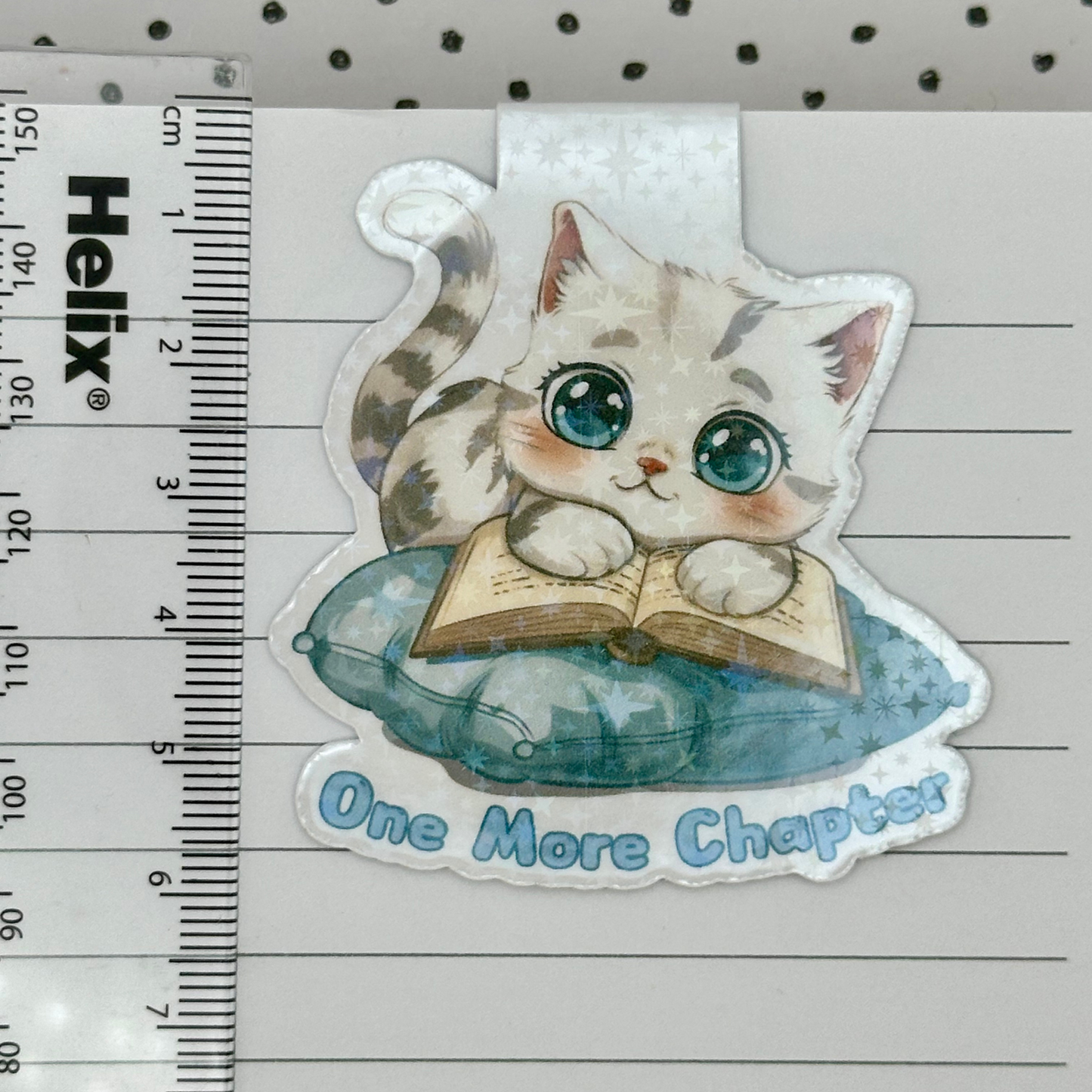 Kitten One More Chapter Magnetic Bookmark