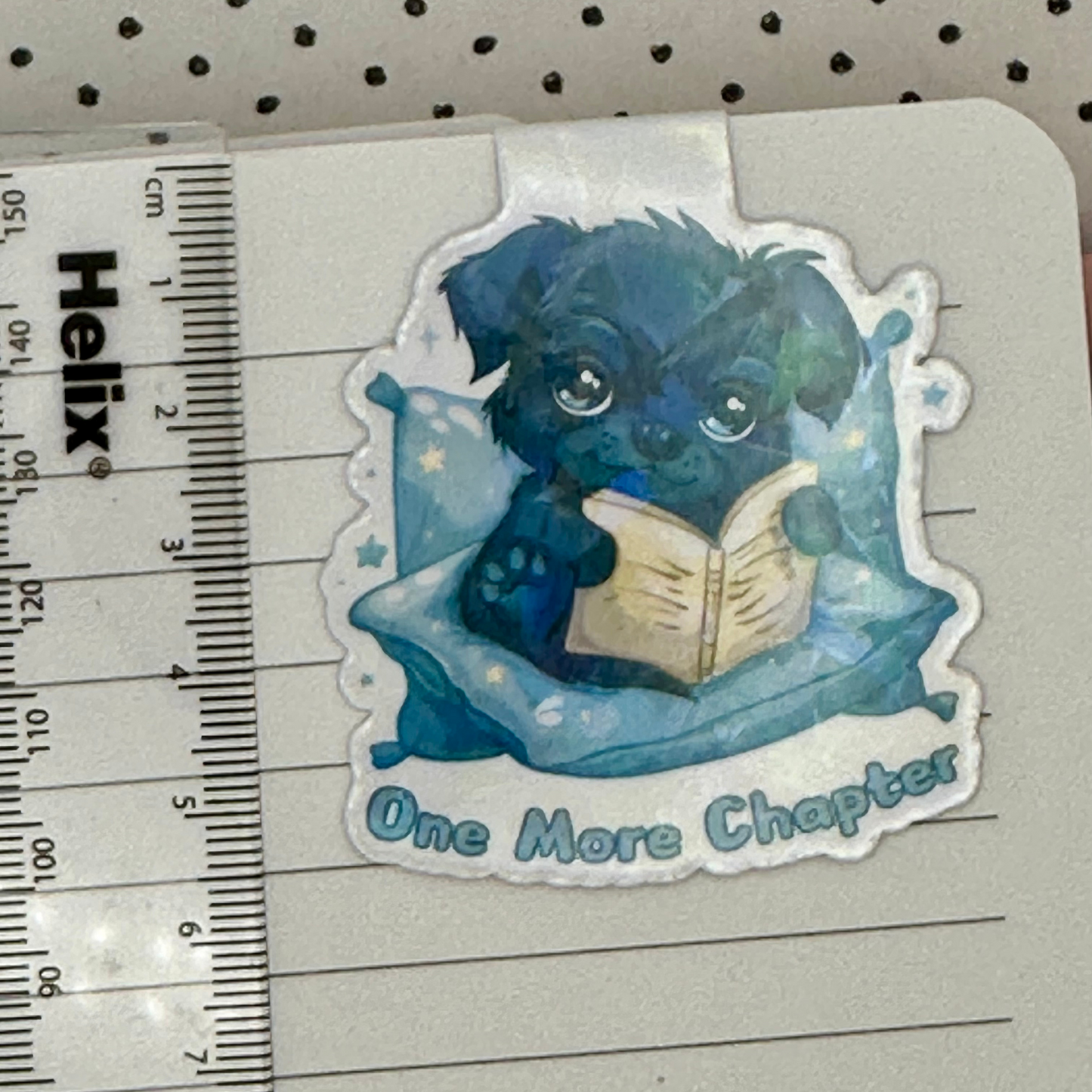 Puppy One More Chapter Magnetic Bookmark