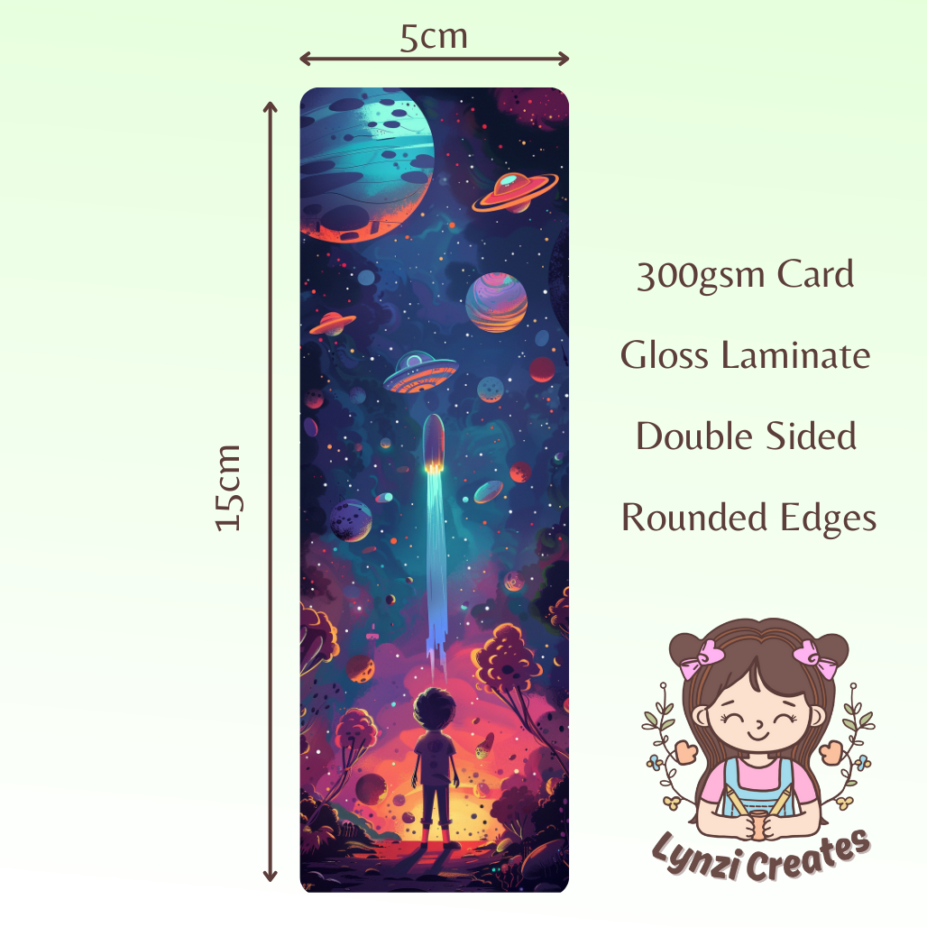 Space Aliens Bookmark