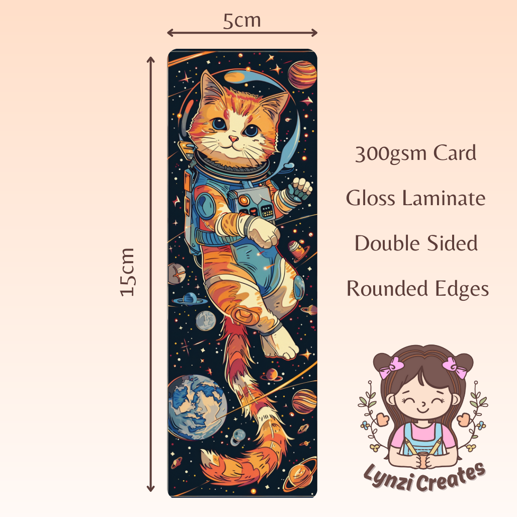 Space Cat Bookmark