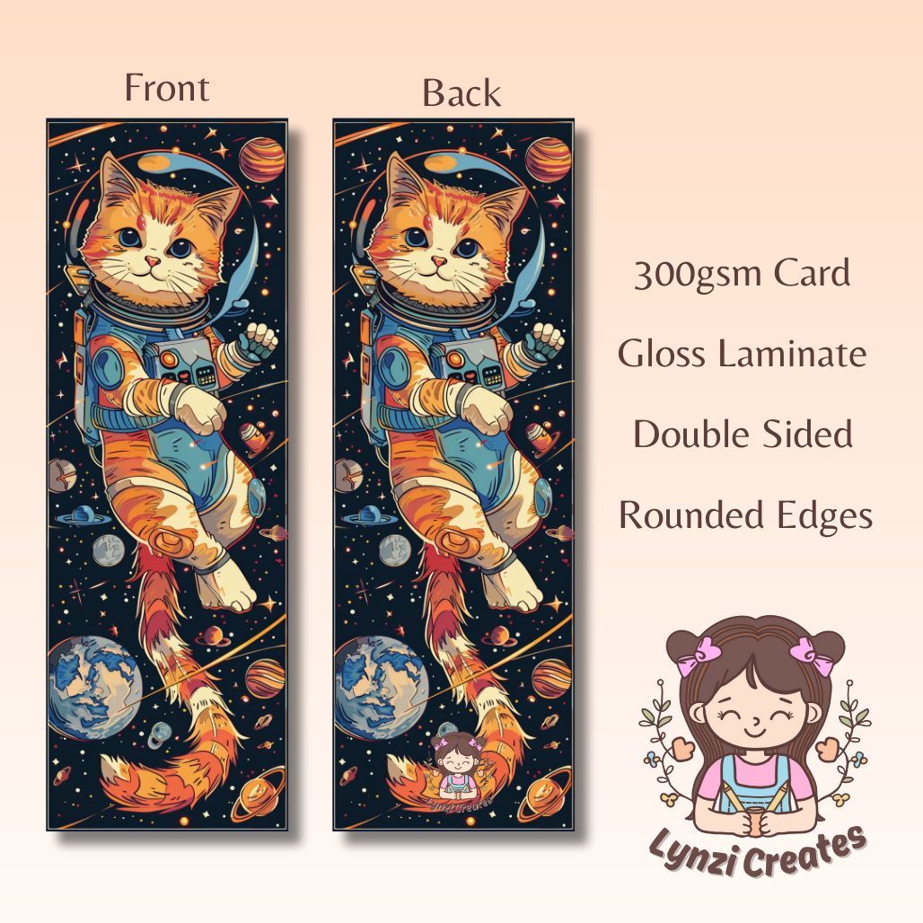 Space Cat Bookmark