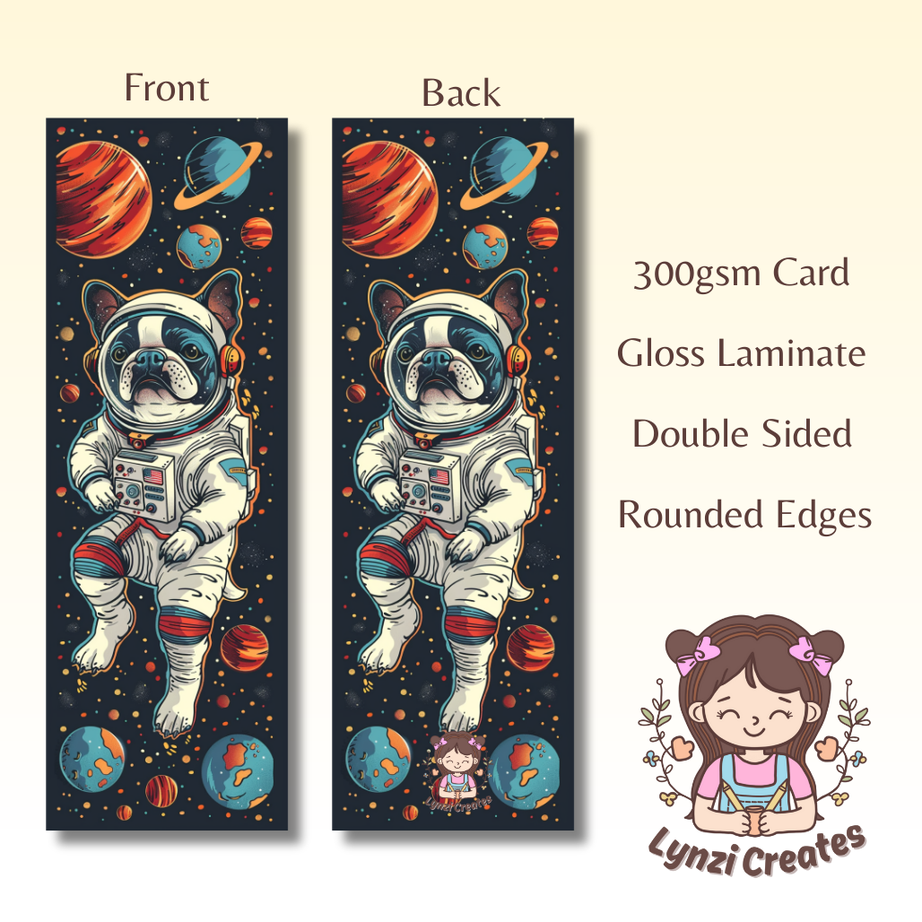 Space Dog Bookmark