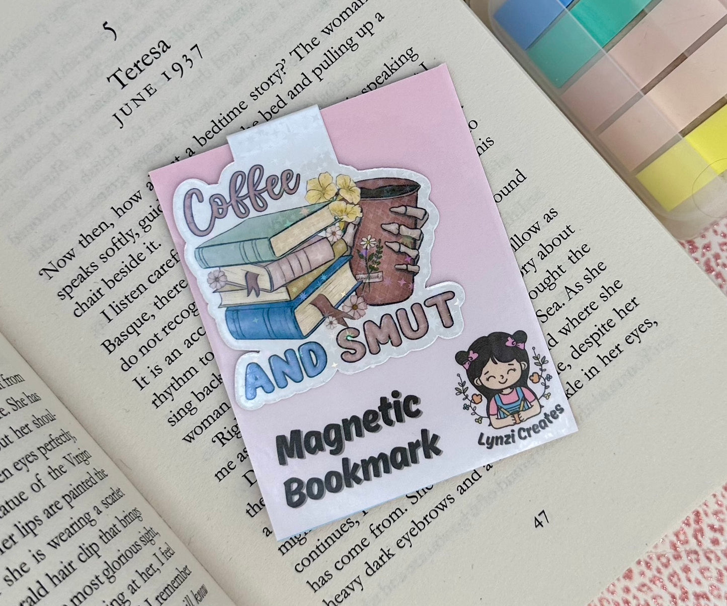 Coffee and SMUT Magnetic Bookmark