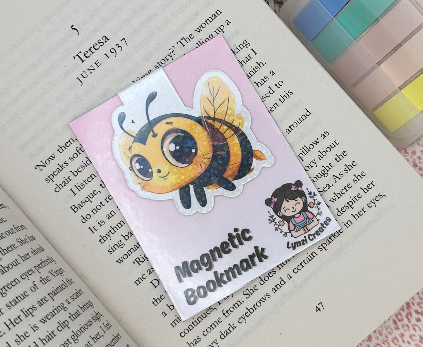 Bumble Bee Magnetic Bookmark