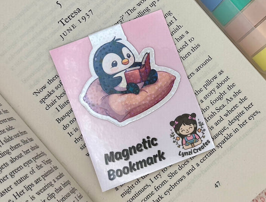 Penguin Cushion Magnetic Bookmark