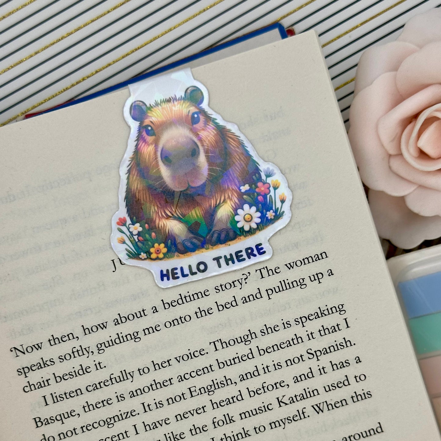 Capybara Magnetic Bookmark