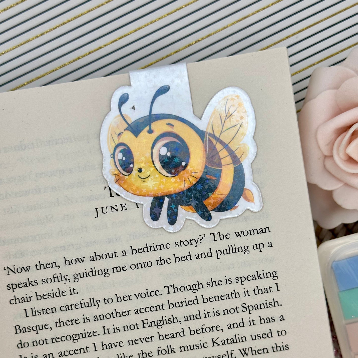 Bumble Bee Magnetic Bookmark