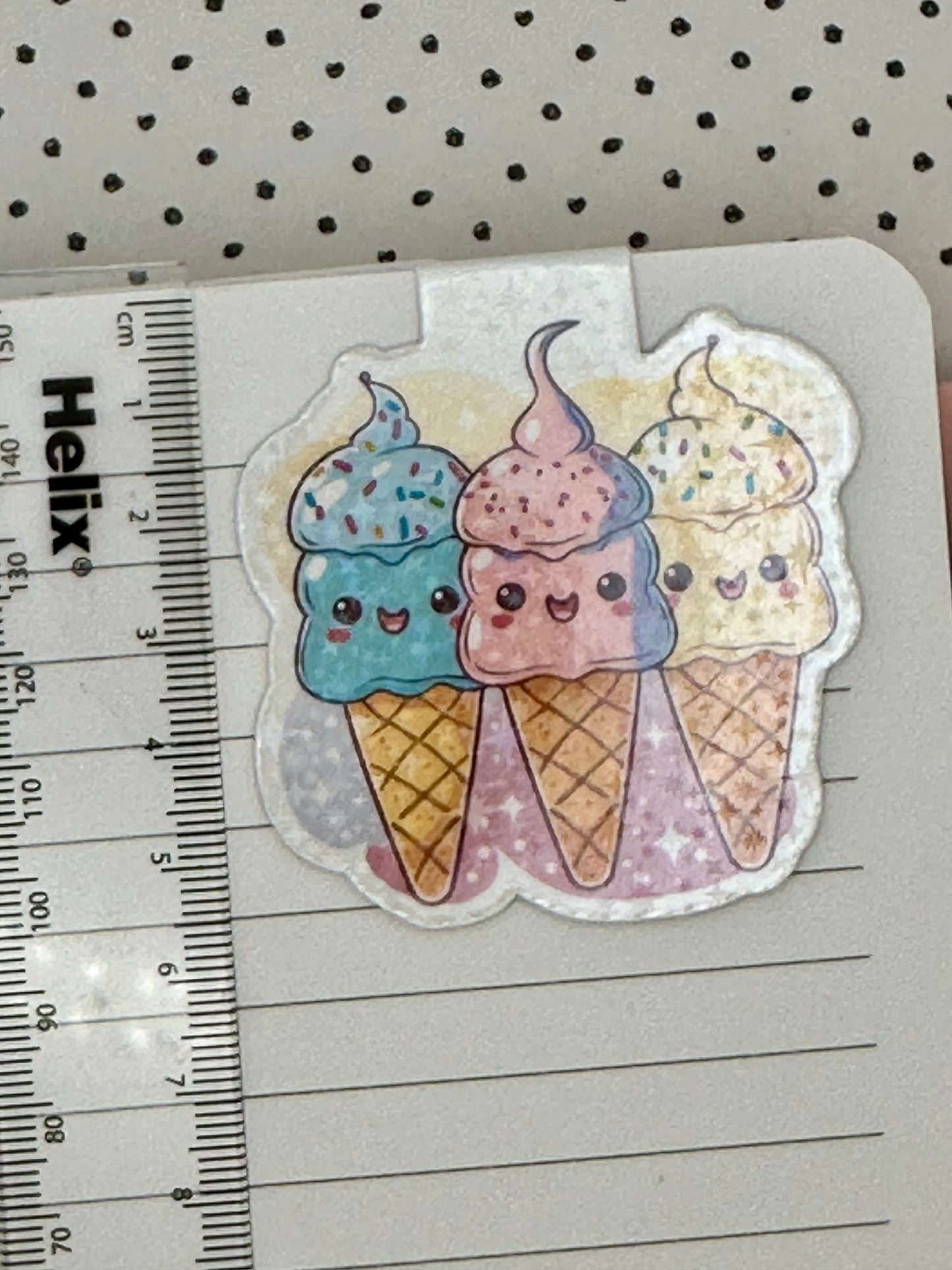 Ice Creams Magnetic Bookmark