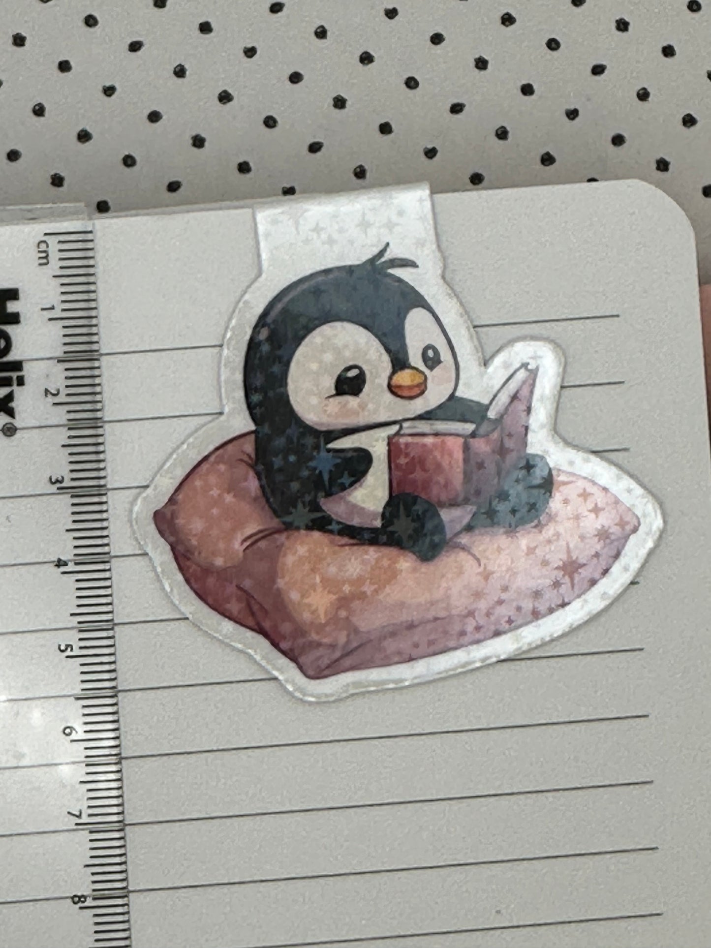 Penguin Cushion Magnetic Bookmark