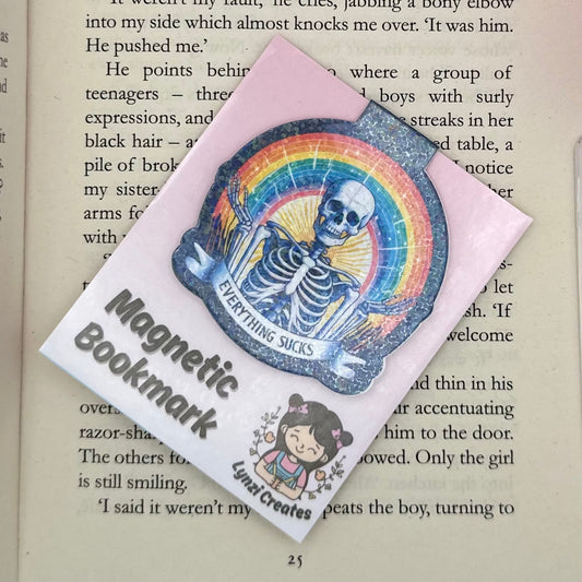 Everything Sucks Magnetic Bookmark