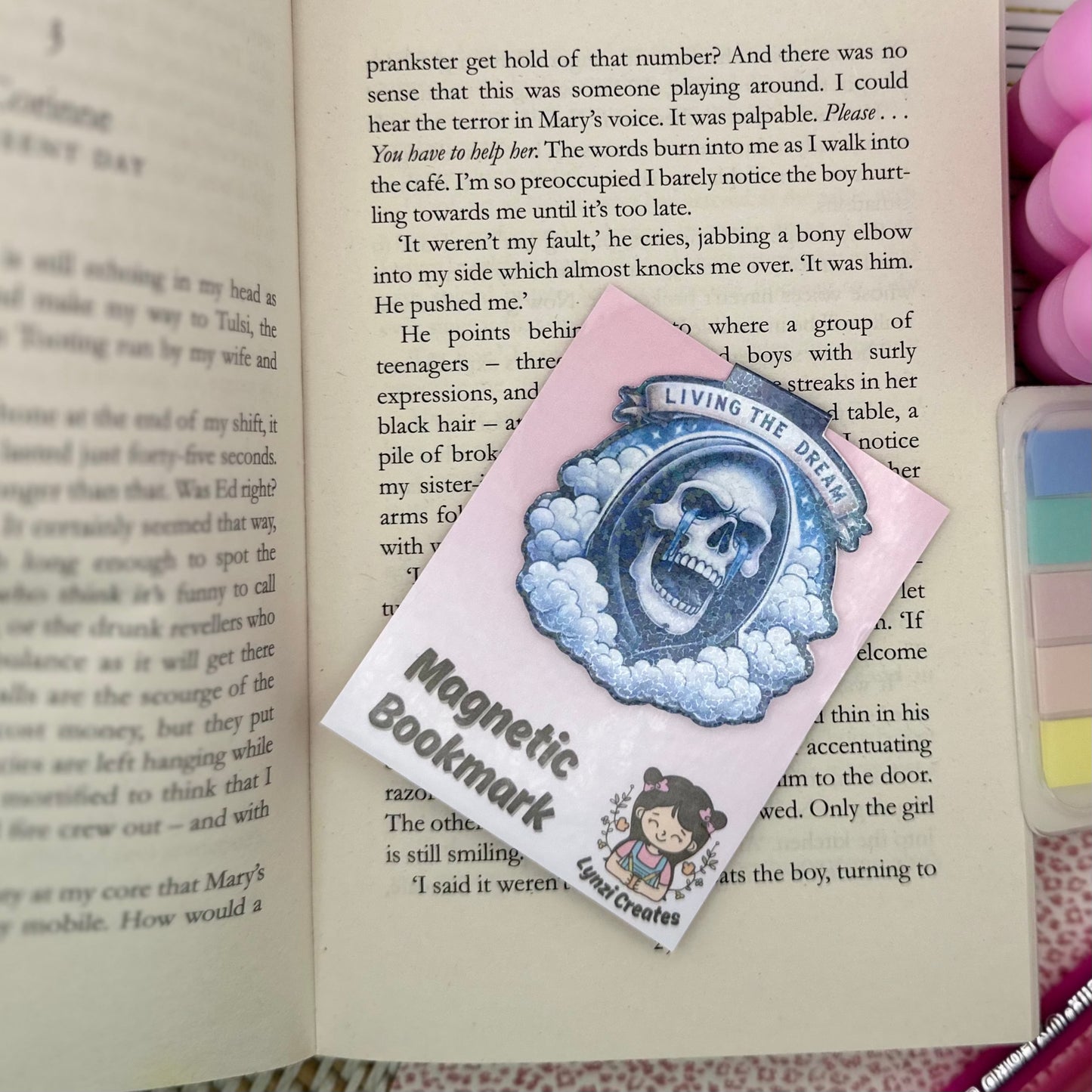 Living the Dream Magnetic Bookmark