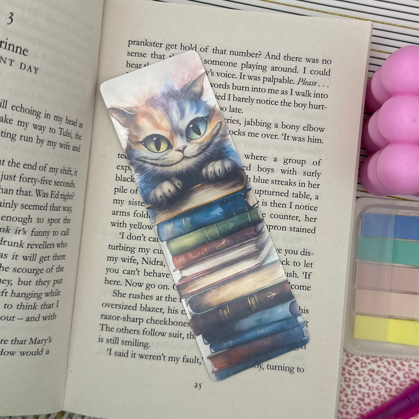 Cheshire Cat bookmark