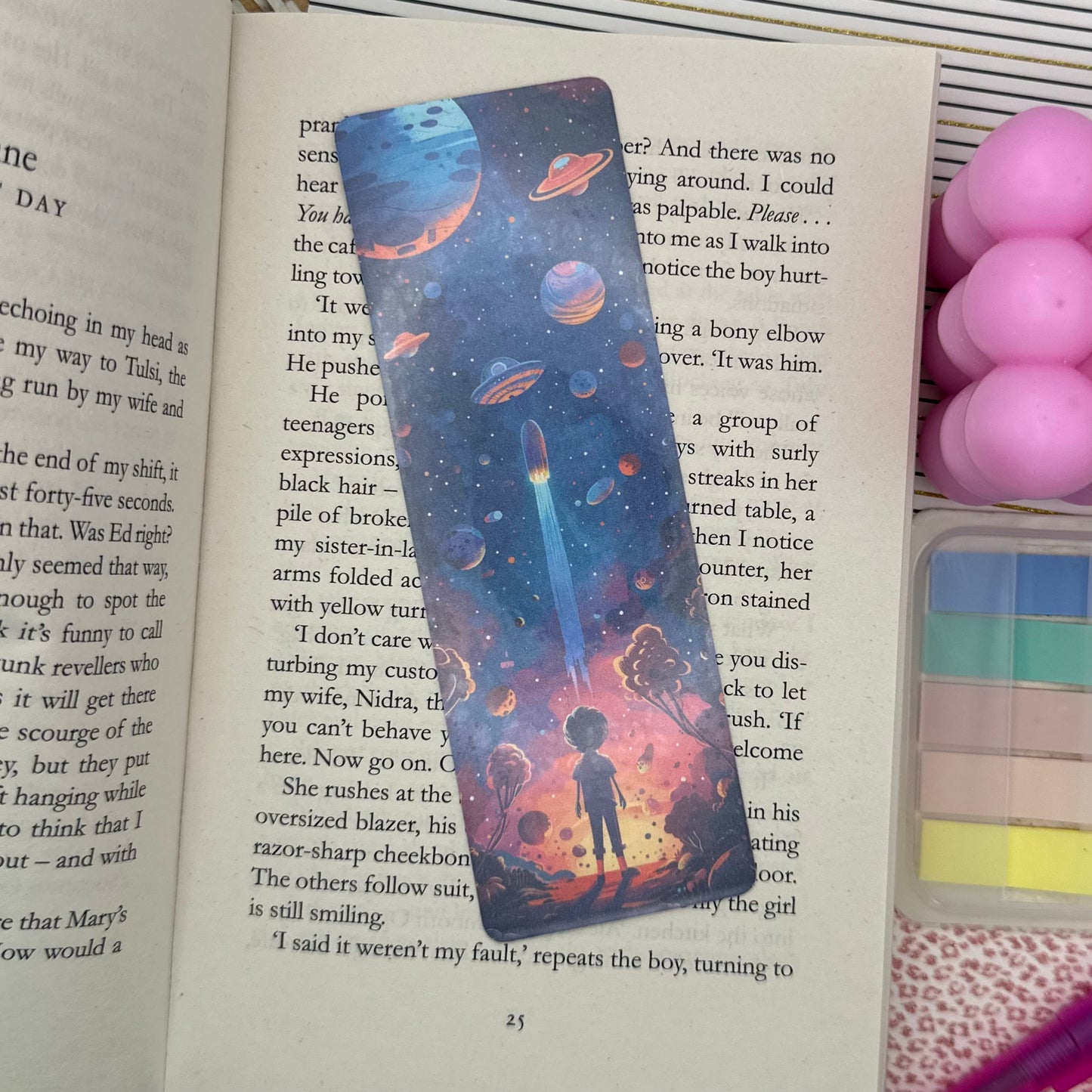 Space Aliens Bookmark