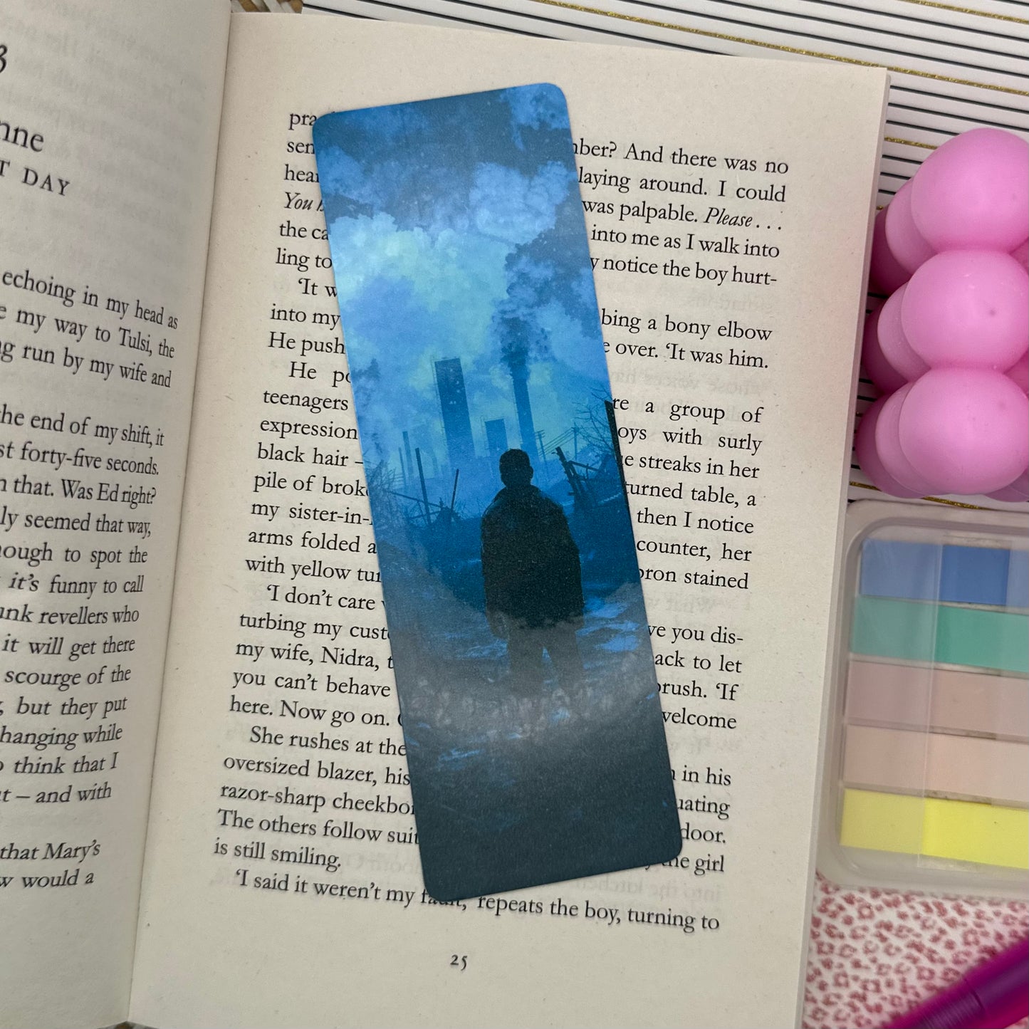 Fallout Inspired Bookmark - Blue