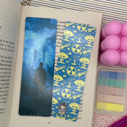 Fallout Inspired Bookmark - Blue