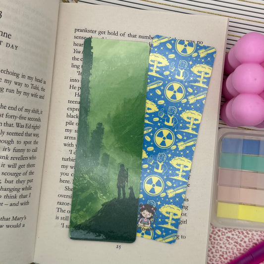 Fallout Inspired Bookmark - Green