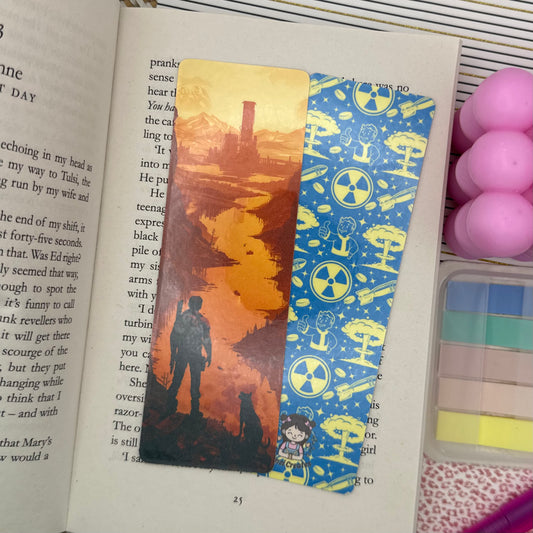 Fallout Inspired Bookmark - Orange