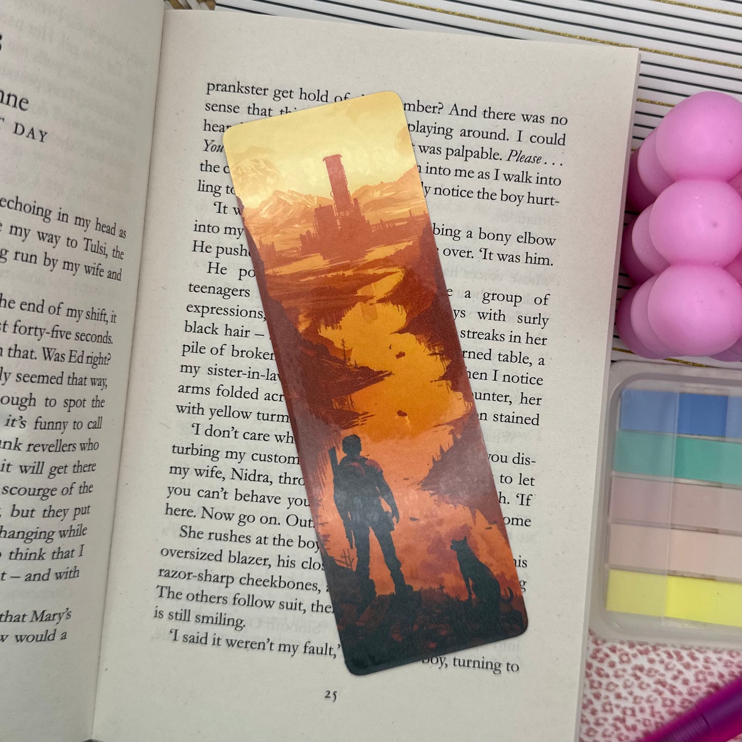 Fallout Inspired Bookmark - Orange