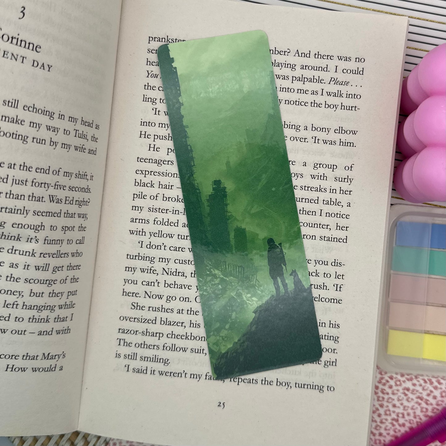 Fallout Inspired Bookmark - Green