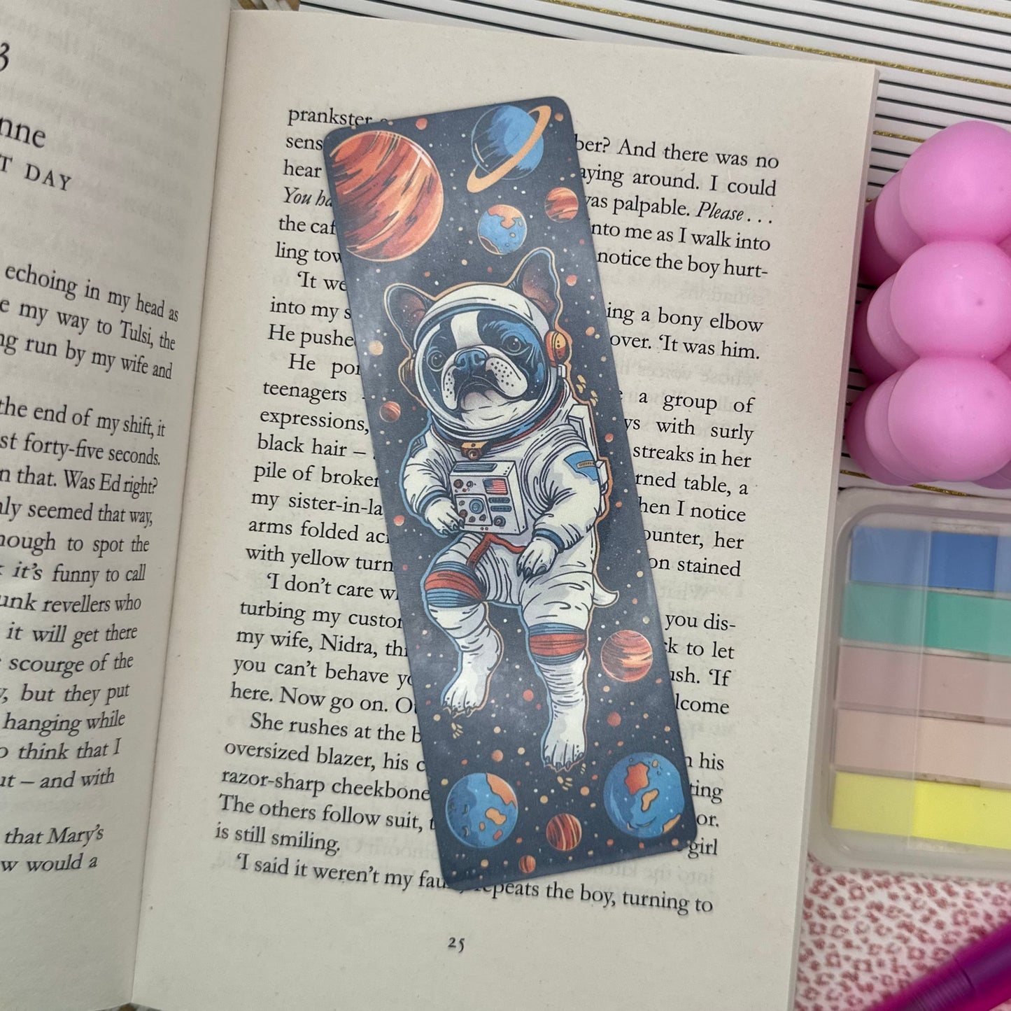 Space Dog Bookmark