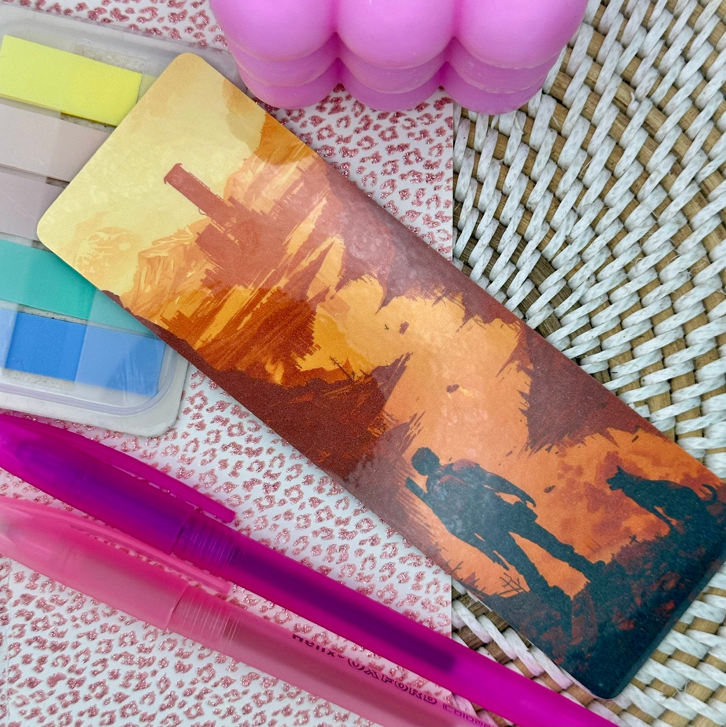 Fallout Inspired Bookmark - Orange