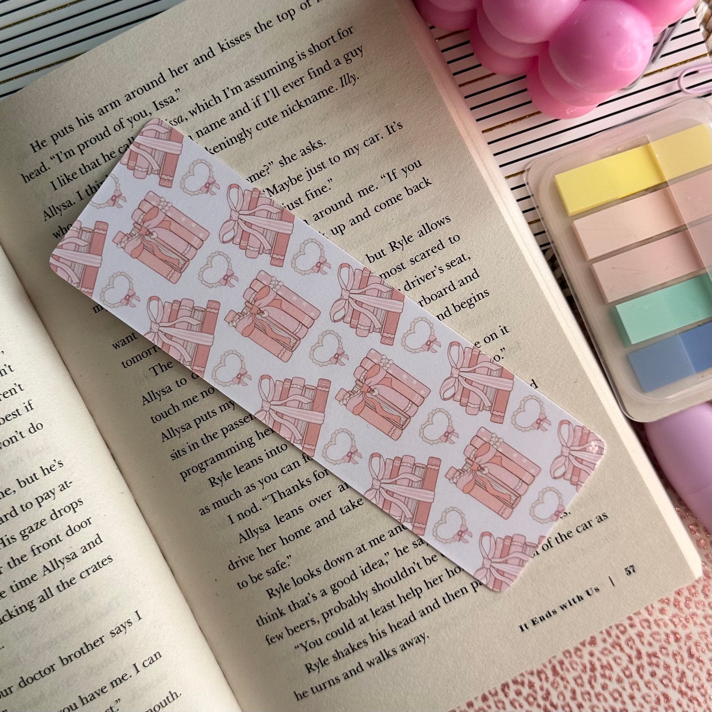 Books and Bows Bookmark