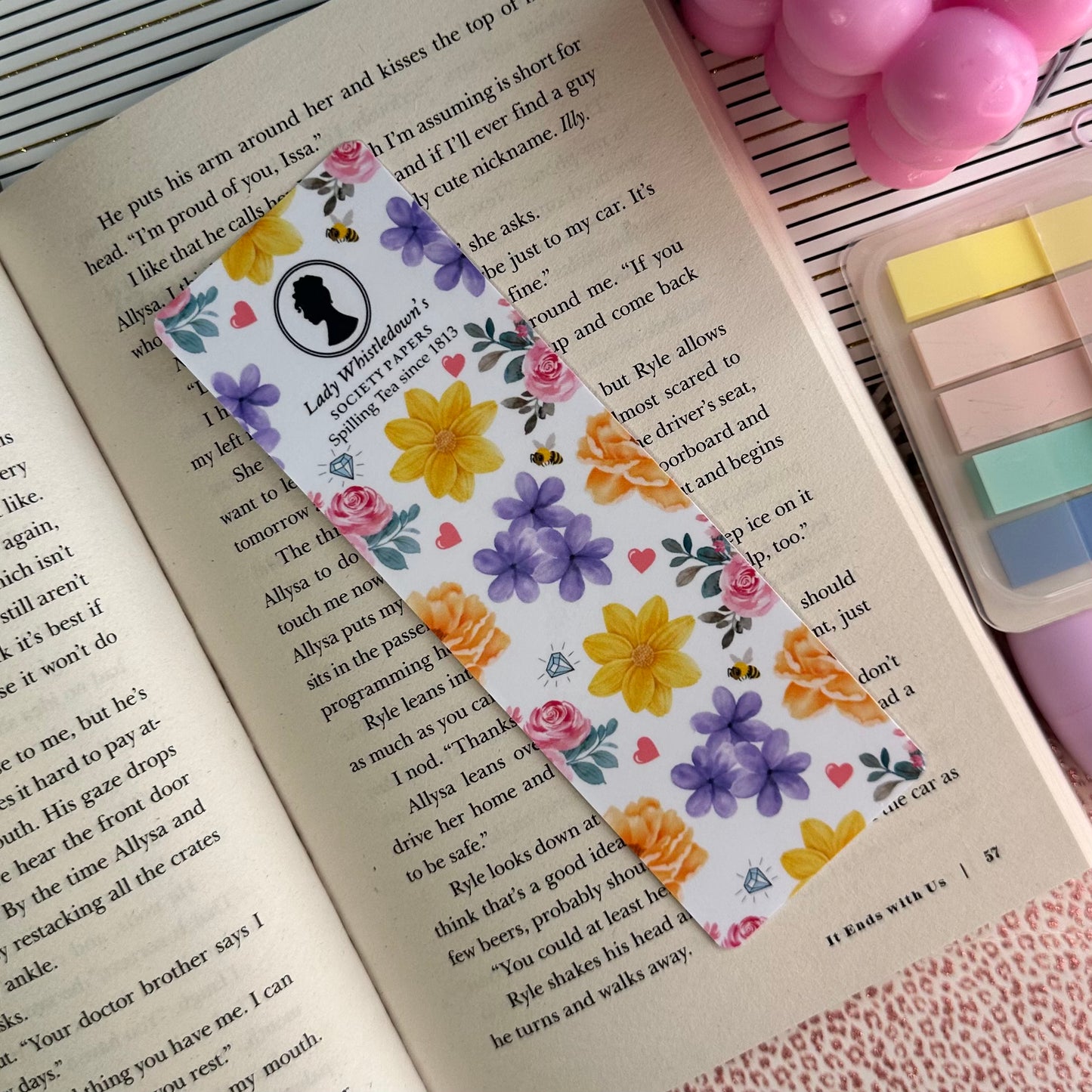 Bridgerton Bookmark