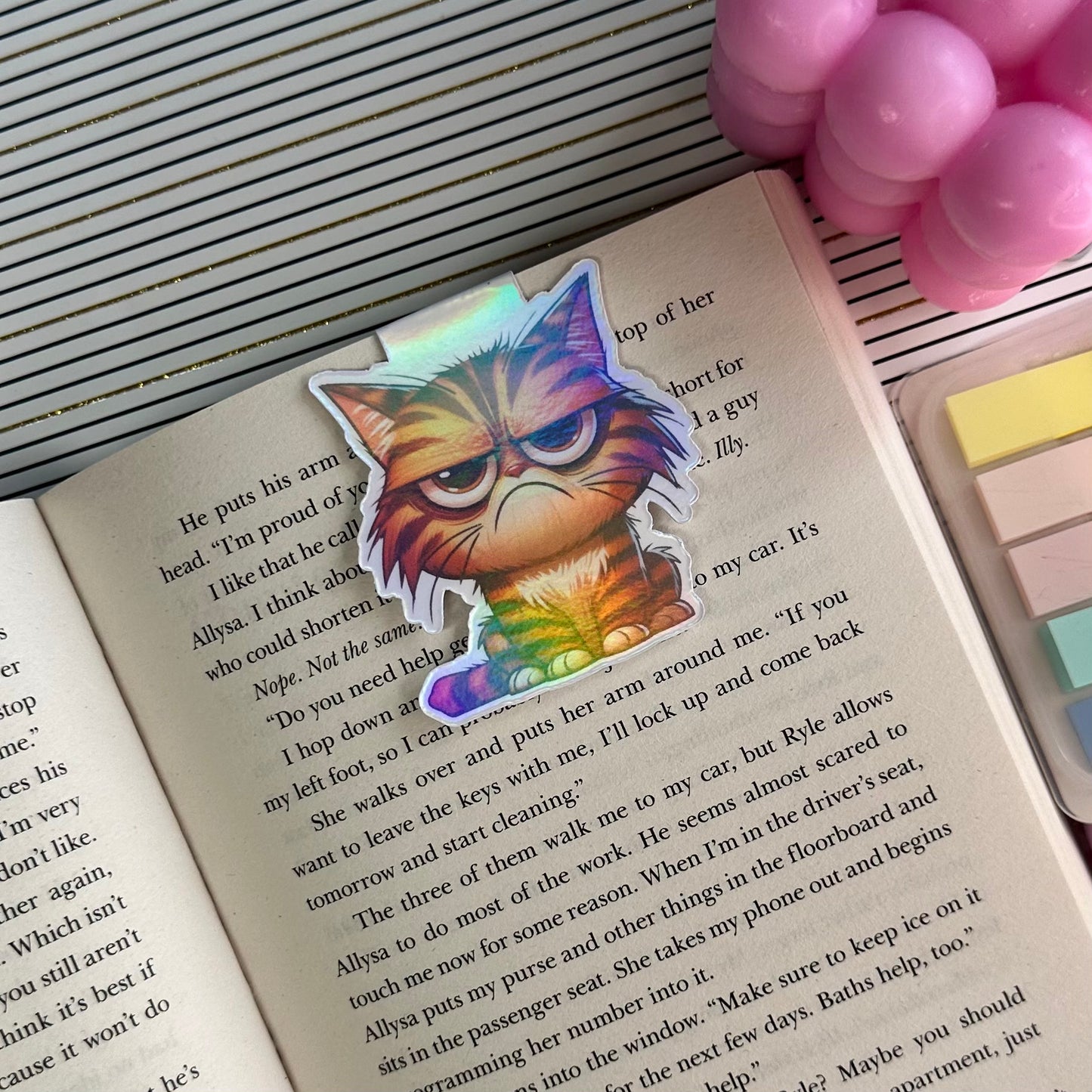 Grumpy Cat Magnetic Bookmark