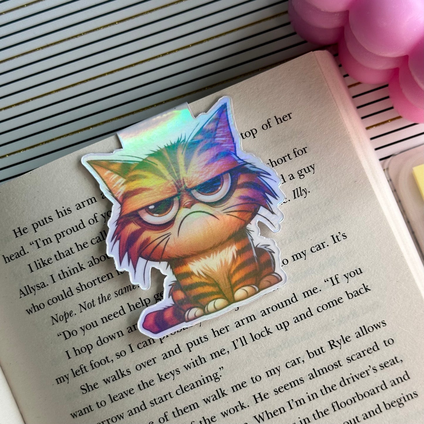 Grumpy Cat Magnetic Bookmark