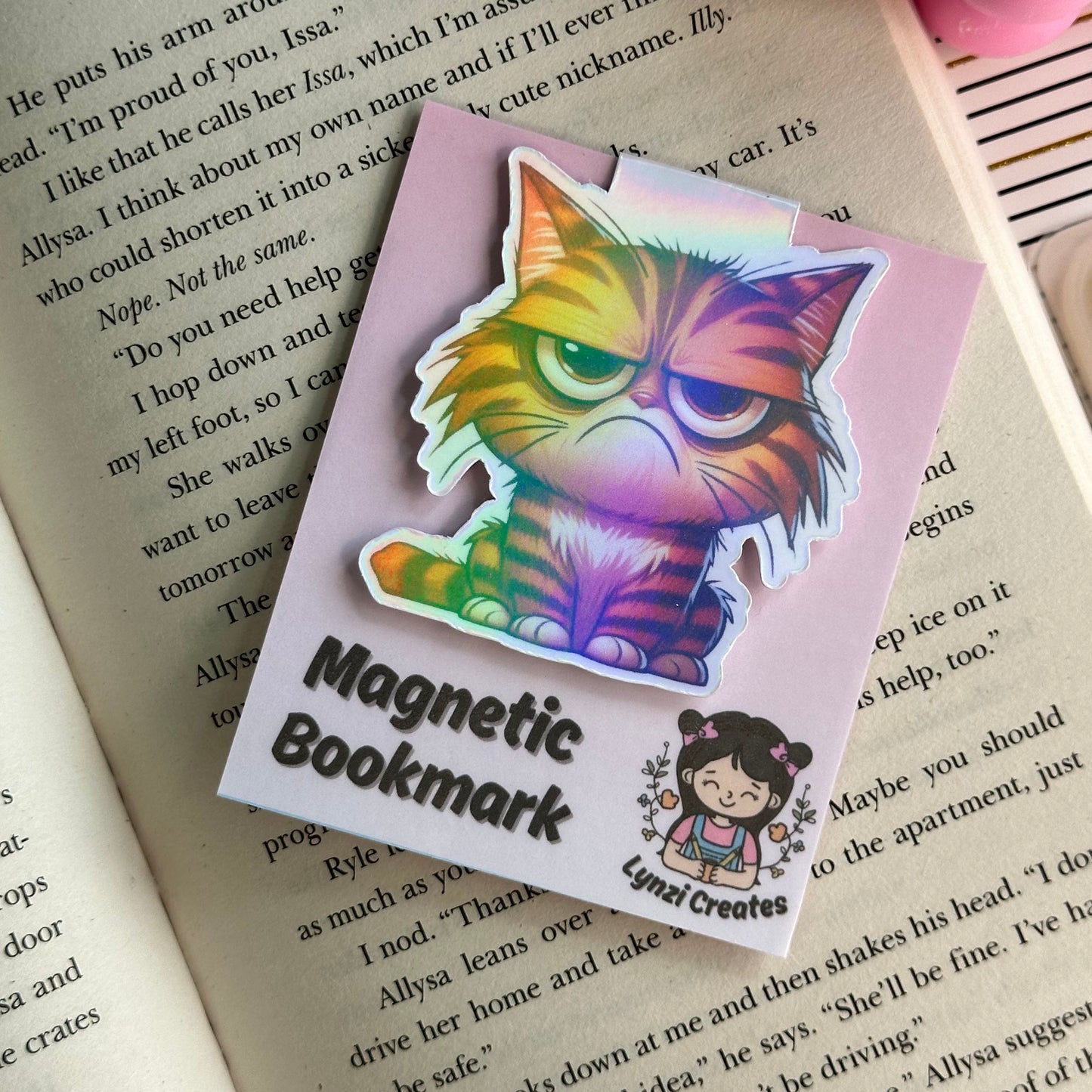 Grumpy Cat Magnetic Bookmark