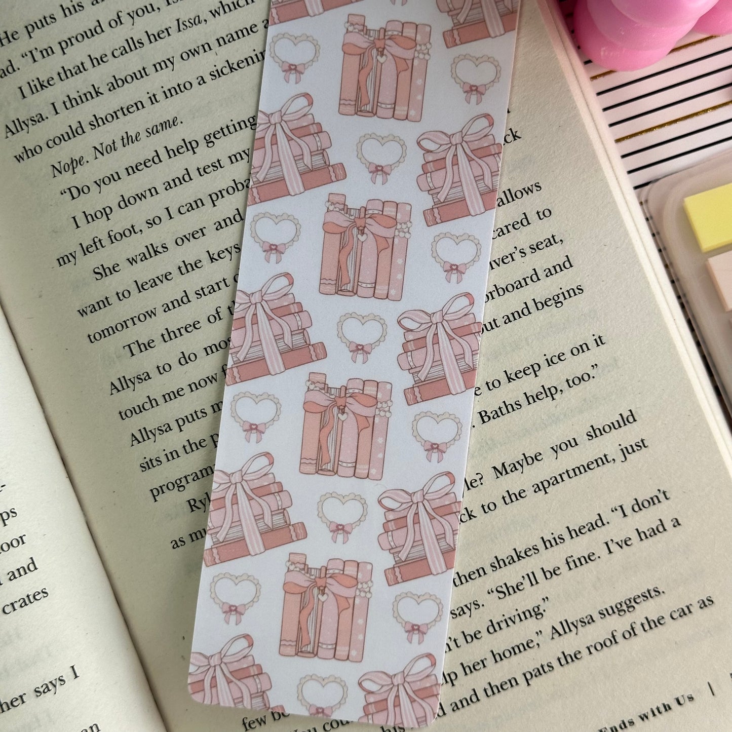 Books and Bows Bookmark