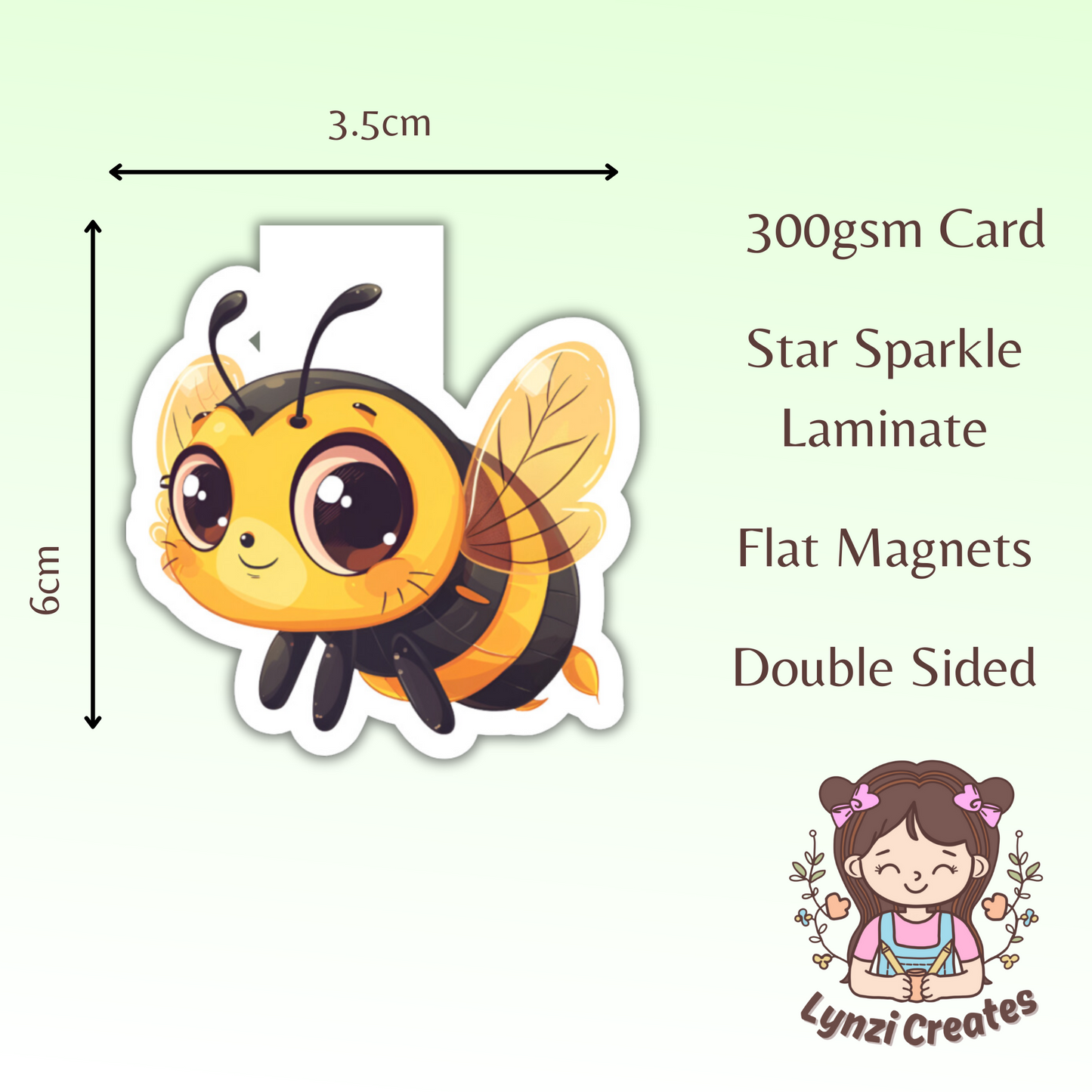 Bumble Bee Magnetic Bookmark