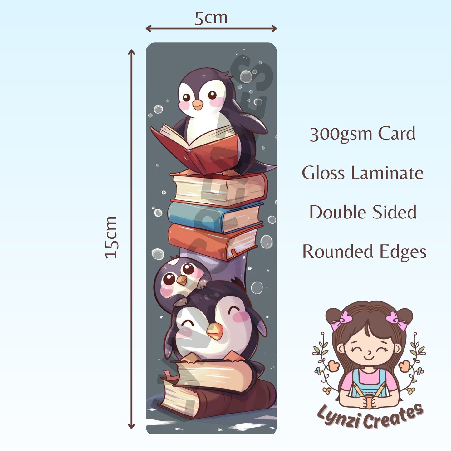 Penguins Bookmark