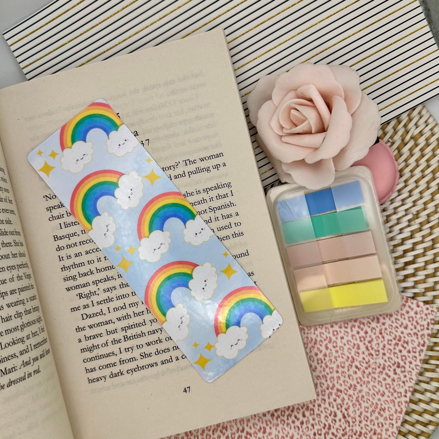 Rainbow Cloud Bookmark