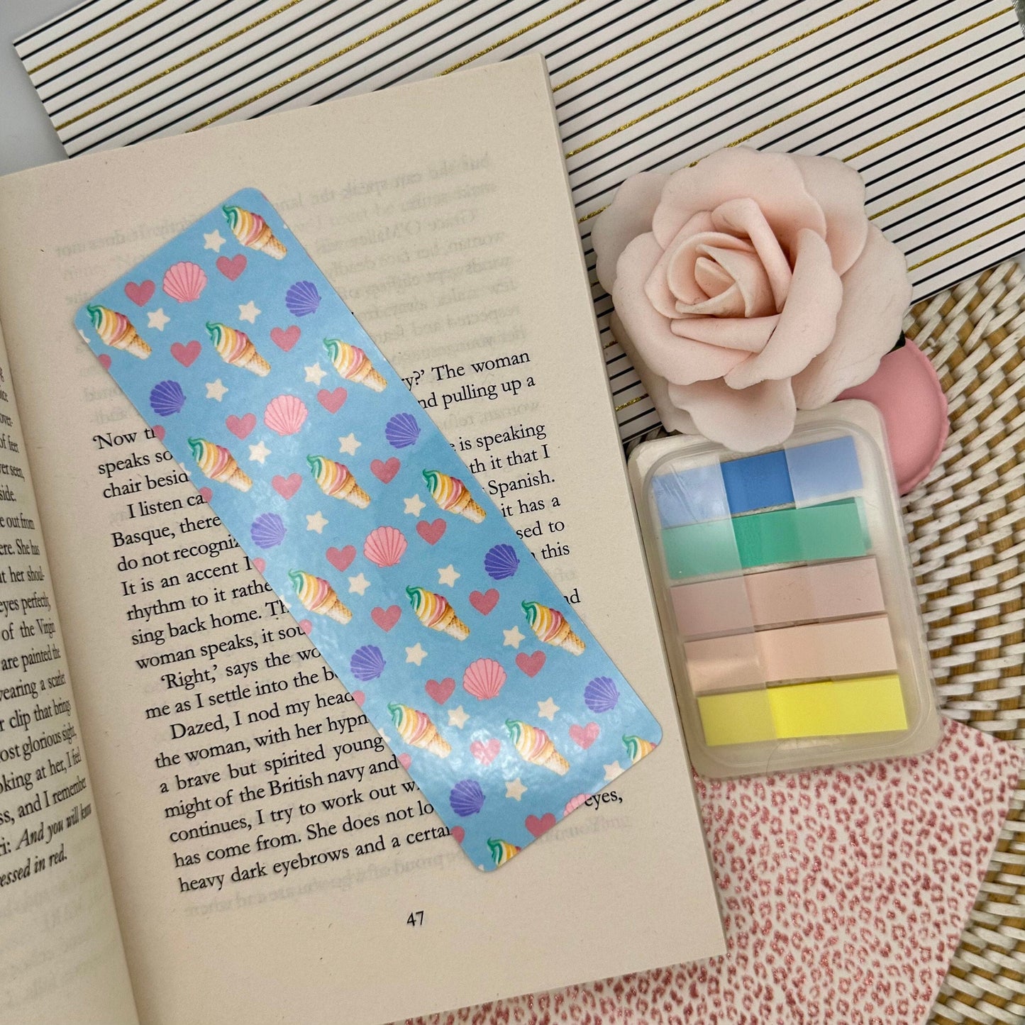 Beach Vibes Bookmark