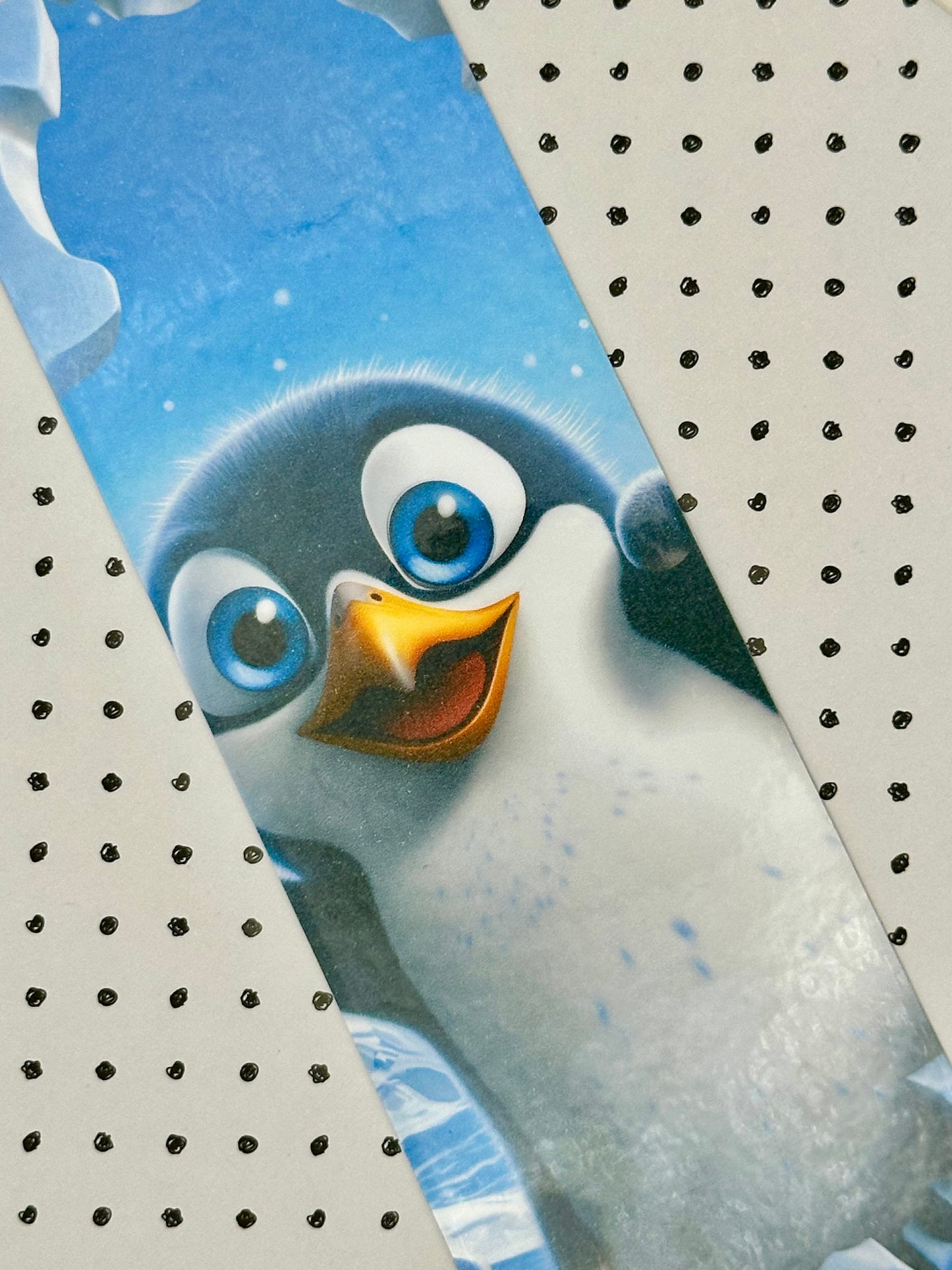 Peekaboo Penguin Bookmark