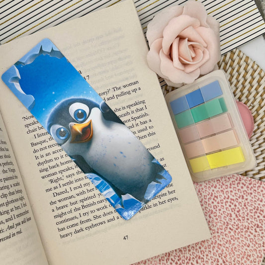 Peekaboo Penguin Bookmark