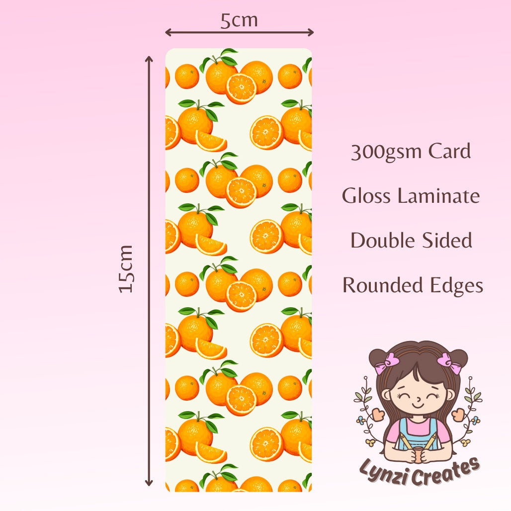 Orange Zest Bookmark