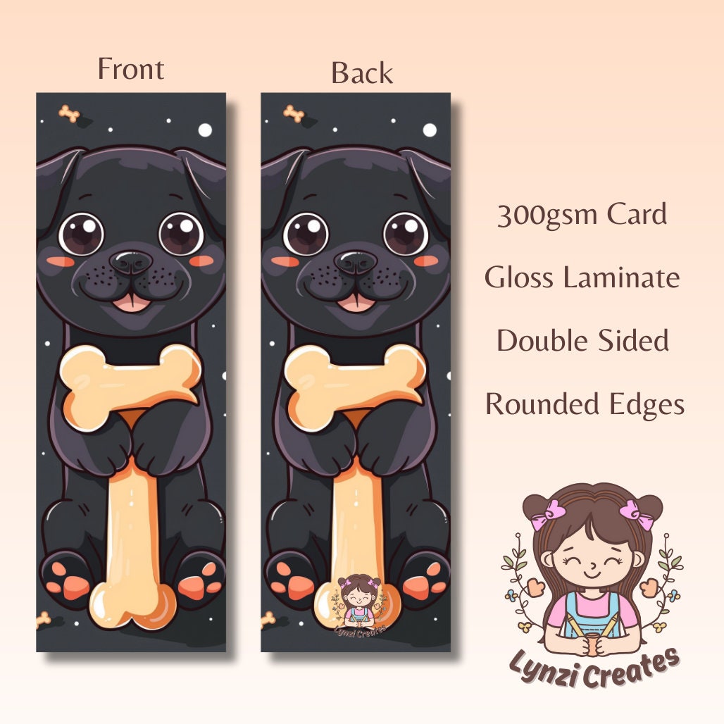 Cute Dog Bookmark | Puppy Bookmark | Stationary Gift | Cute Bookmark