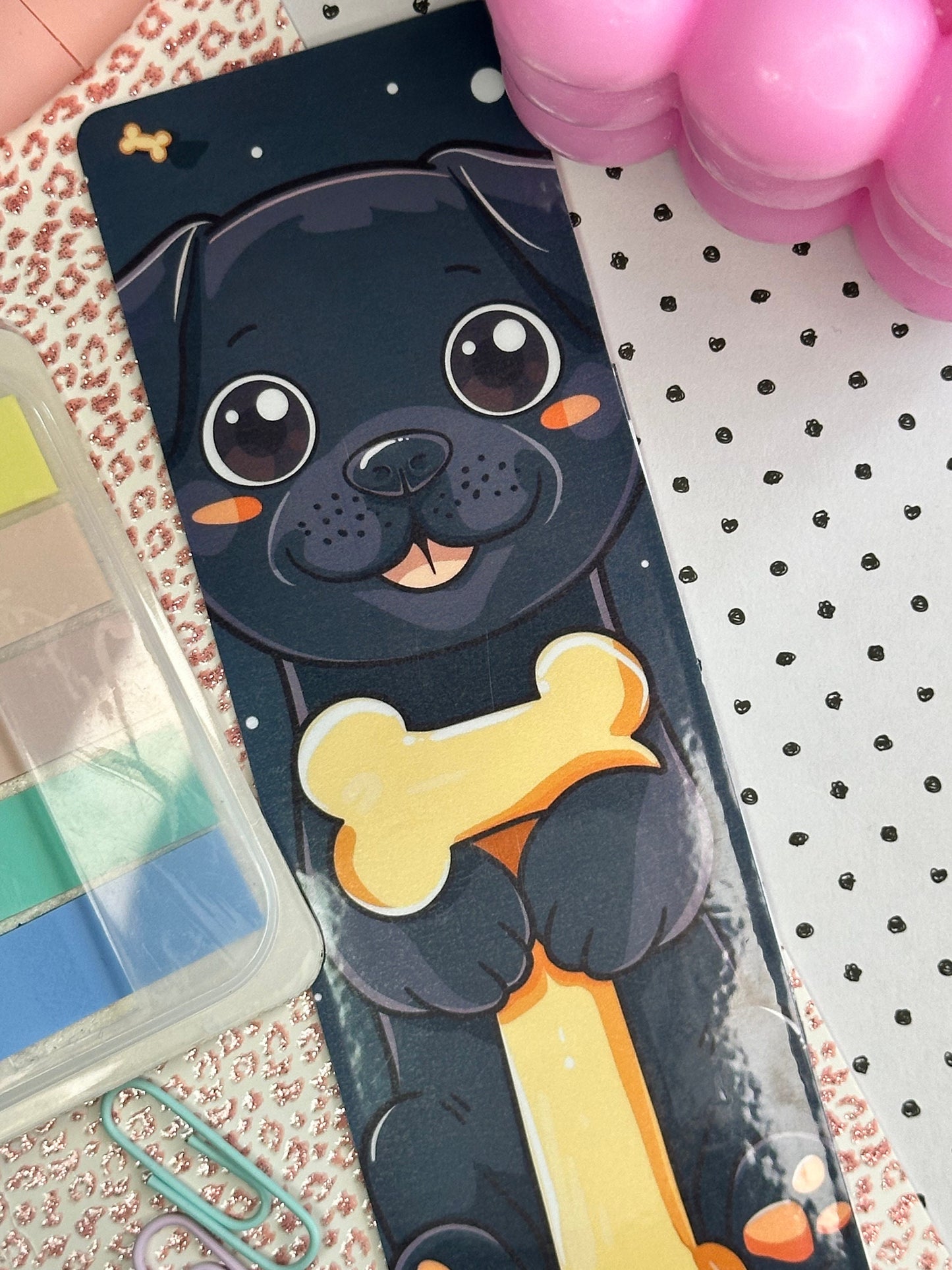 Cute Dog Bookmark | Puppy Bookmark | Stationary Gift | Cute Bookmark