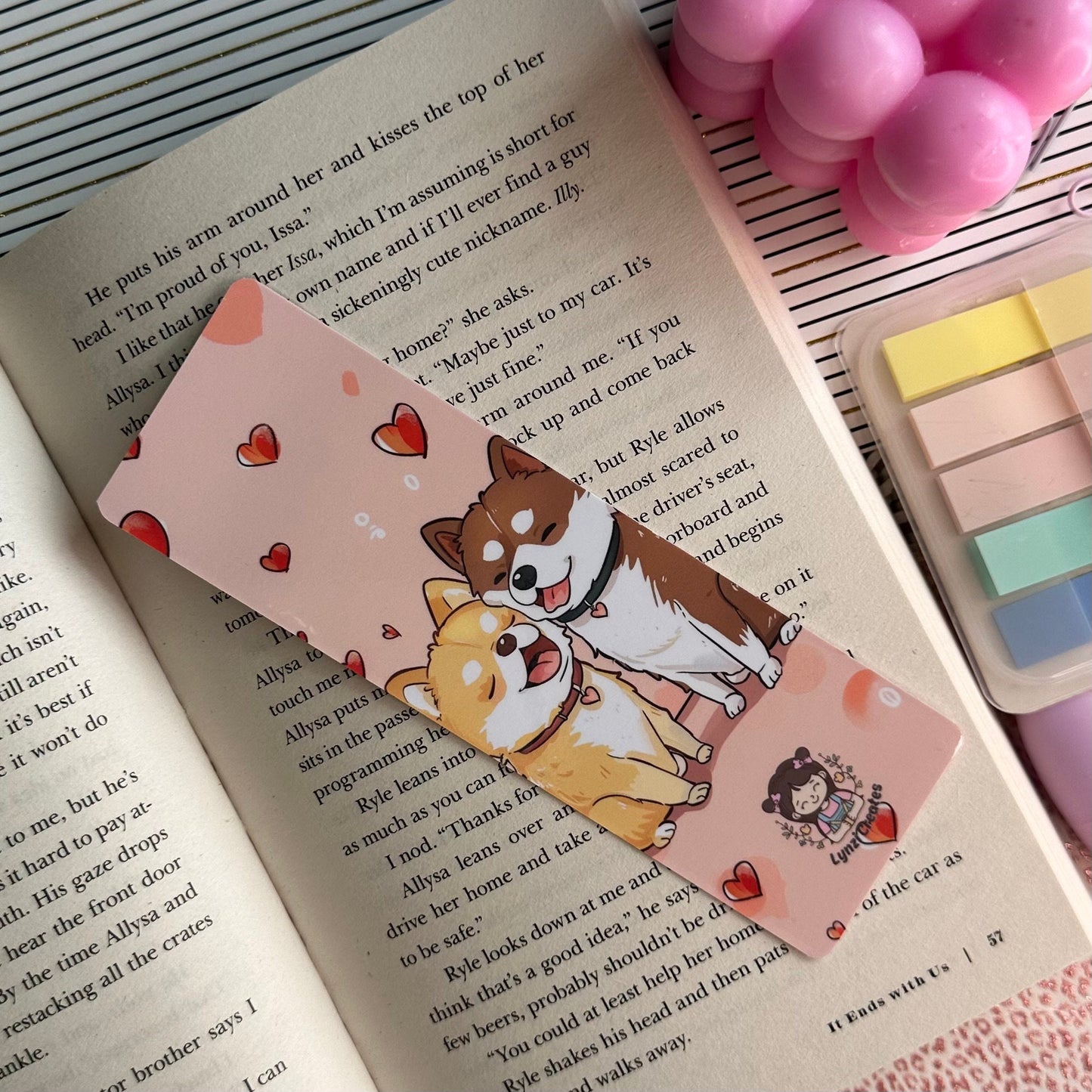 Cute Dog Bookmark | Puppy Bookmark | Stationary Gift | Cute Bookmark