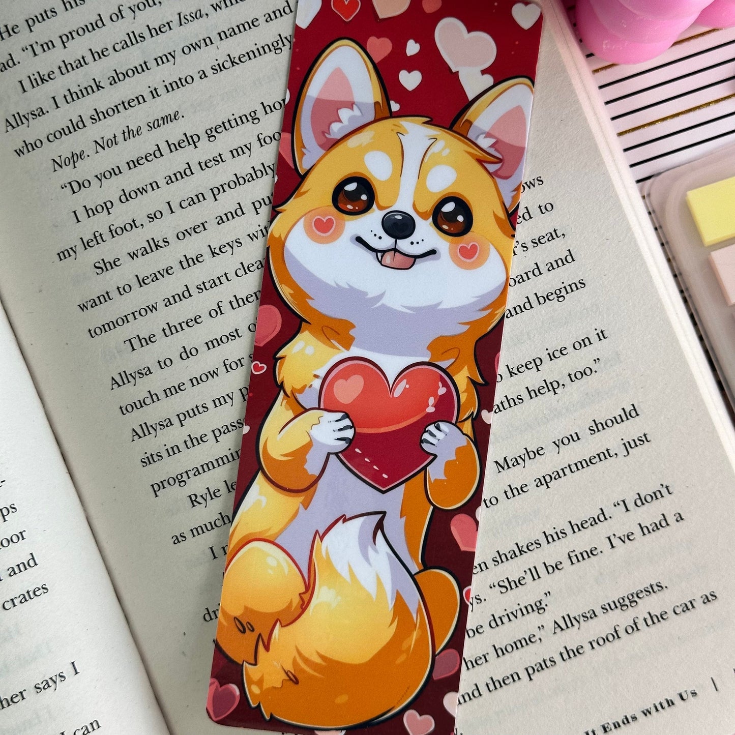 Cute Dog Bookmark | Puppy Bookmark | Stationary Gift | Cute Bookmark