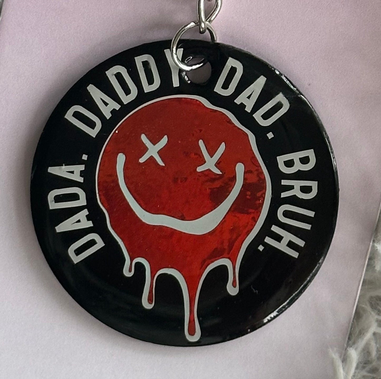 Daddy Dad Bruh Keyring