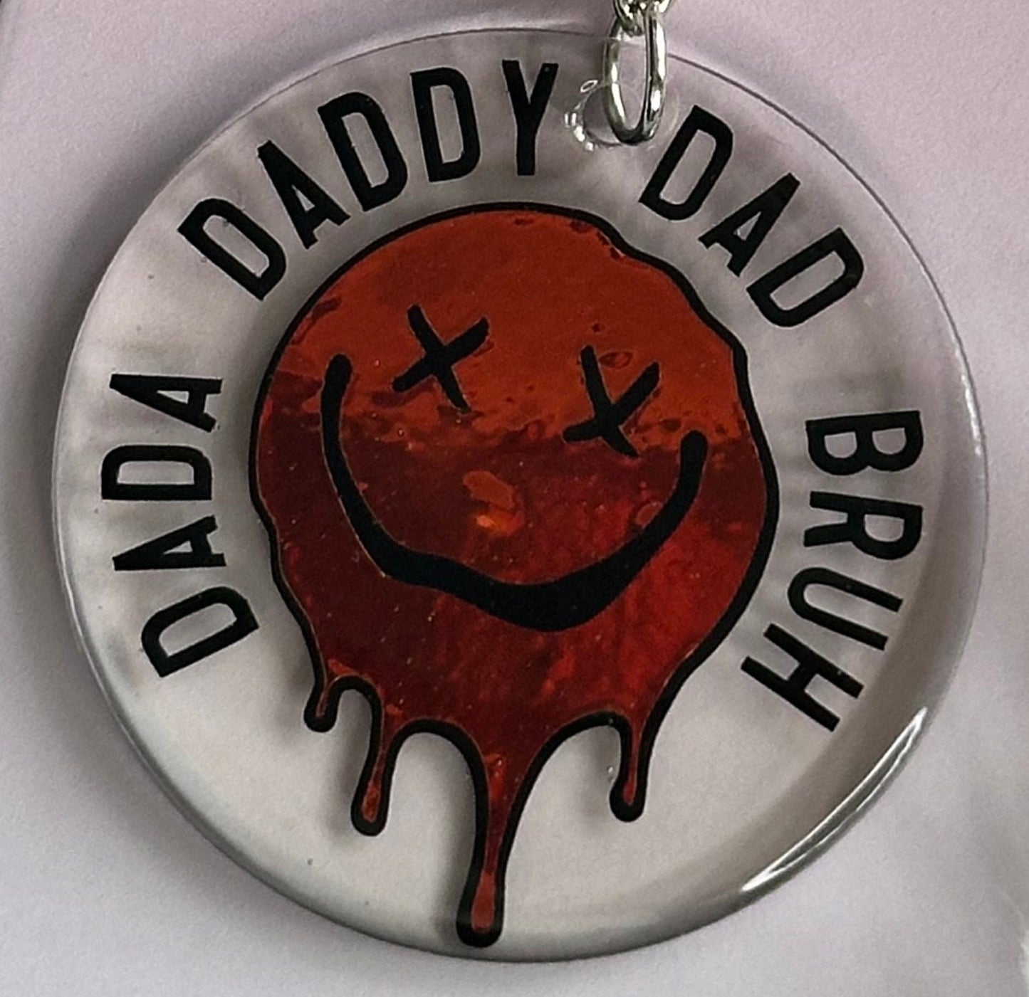 Daddy Dad Bruh Keyring