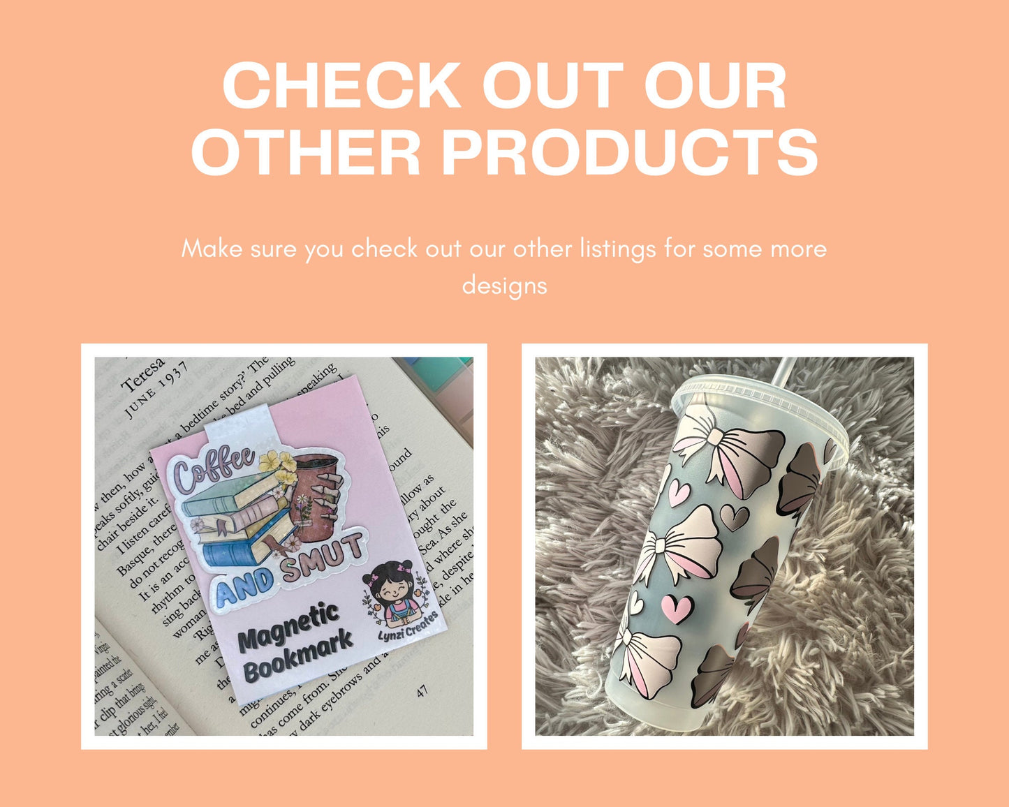 Cute Cat Bookmark | Kitten Bookmark | Stationary Gift | Cute Bookmark | Cats & Flowers