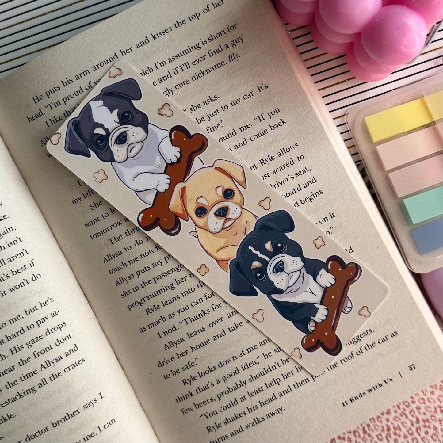 Cute Dog Bookmark | Puppy Bookmark | Stationary Gift | Cute Bookmark