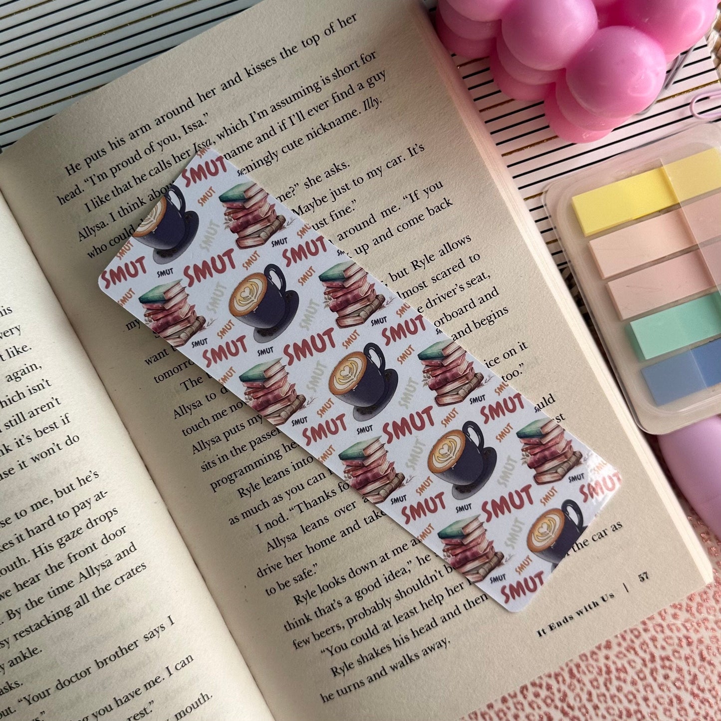 Coffee and SMUT Bookmark | SMUT bookmark | Spicy Bookmark | Coffee lover