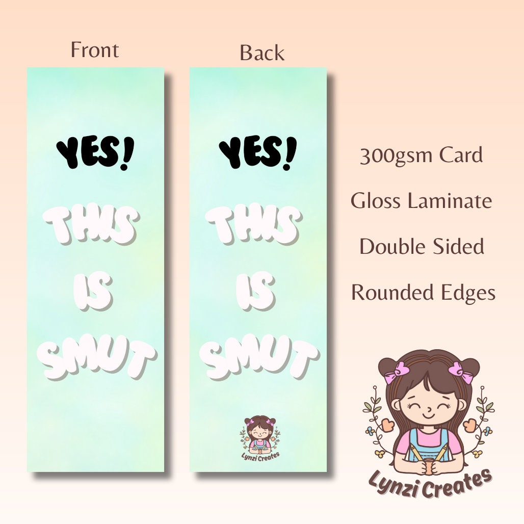 SMUT bookmark | Spicy Bookmark