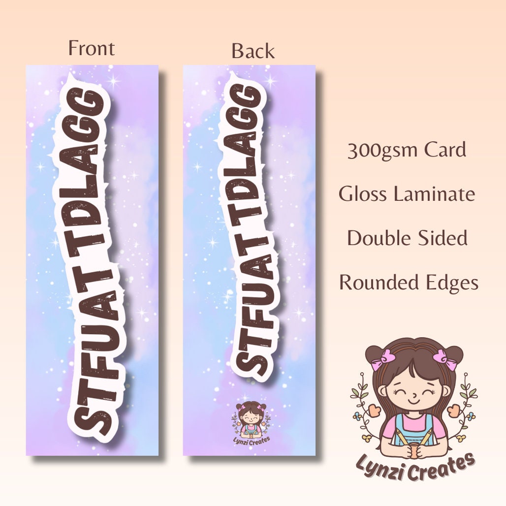 SMUT bookmark | Spicy Bookmark | STFUATTDLAGG