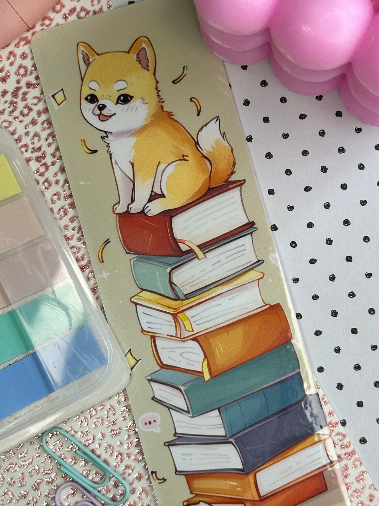 Cute Dog Bookmark | Puppy Bookmark | Stationary Gift | Cute Bookmark